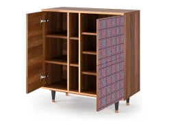 Aparador - 94х96х41 cm - BS5 - Riviera Mosaic, Nogal