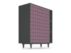 Aparador - 96х110х41 cm - BS6 - Riviera Mosaic, Antracita