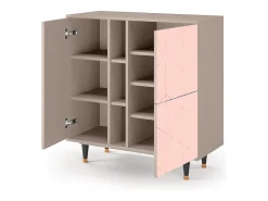 Aparador - 94х96х41 cm - BS5 - Rose Quartz, Latte