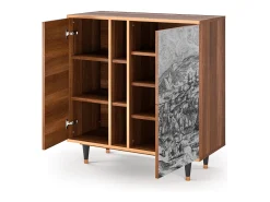 Aparador - 94х96х41 cm - BS5 - Rusticorum, Nogal
