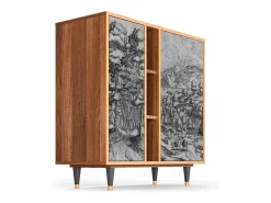 Aparador - 94х96х41 cm - BS5 - Rusticorum, Nogal
