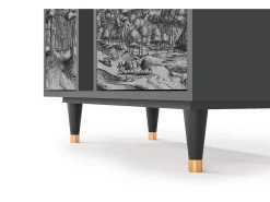 Aparador - 94х96х41 cm - BS5 - Rusticorum, Antracita