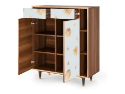 Aparador - 96х110х41 cm - BS6 - Sky Latte, Nogal