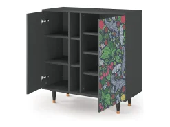 Aparador - 94х96х41 cm - BS5 - Summer Berries, Antracita