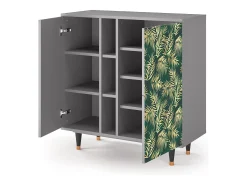 Aparador - 94х96х41 cm - BS5 - Sunny Palm Tree, Gris