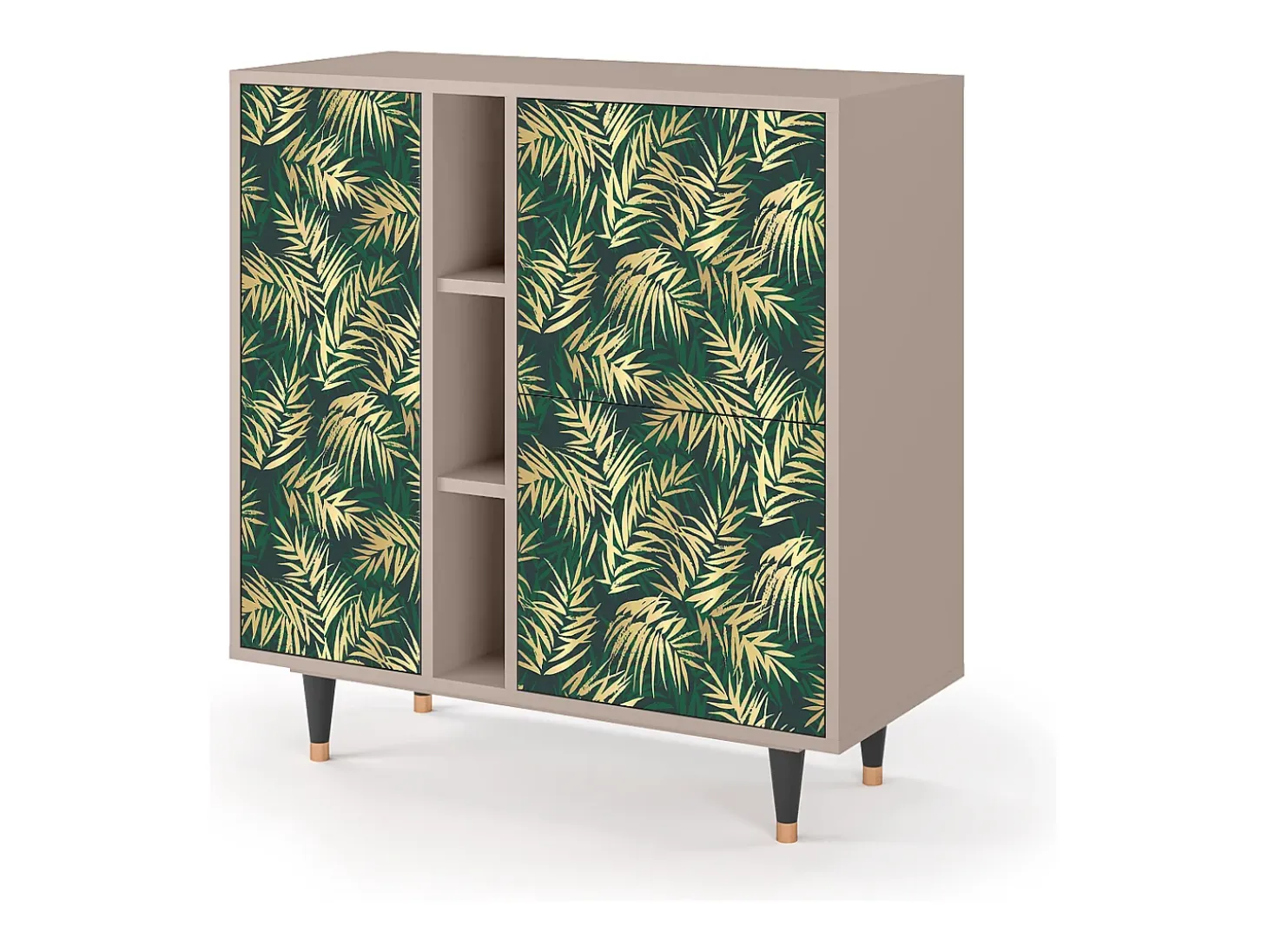 Aparador - 94х96х41 cm - BS5 - Sunny Palm Tree, Latte