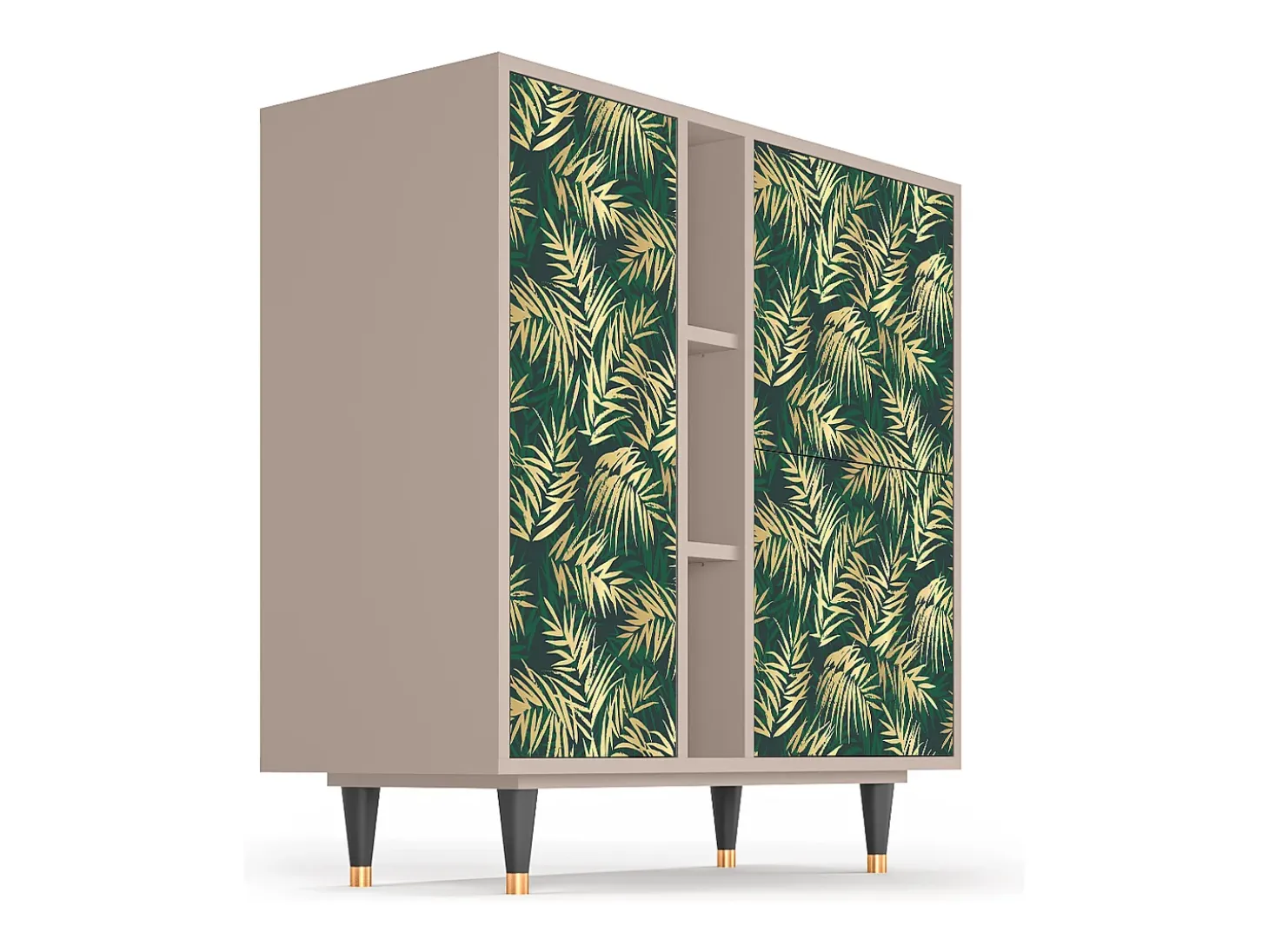 Aparador - 94х96х41 cm - BS5 - Sunny Palm Tree, Latte