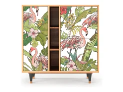 Aparador - 94х96х41 cm - BS5 - Sweet Flamingo, Nogal