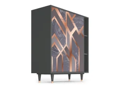 Aparador - 96х110х41 cm - BS6 - Taupe Anatomy, Antracita