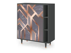 Aparador - 96х110х41 cm - BS6 - Taupe Anatomy, Antracita