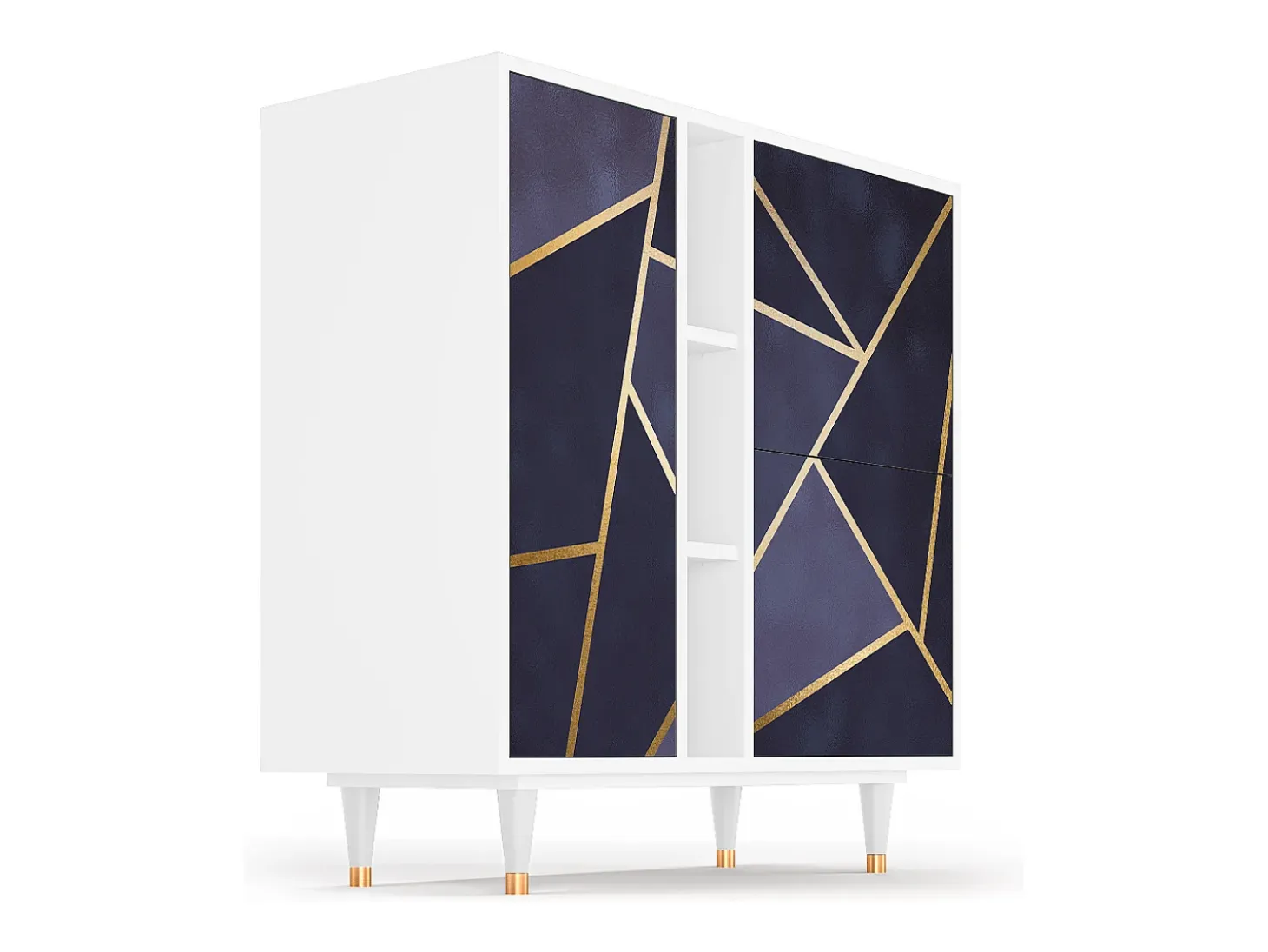 Aparador - 94х96х41 cm - BS5 - The Amethyst, Blanco