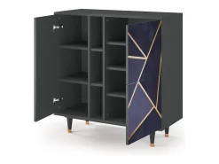 Aparador - 94х96х41 cm - BS5 - The Amethyst, Antracita