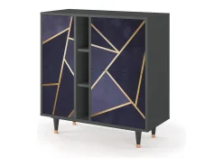 Aparador - 94х96х41 cm - BS5 - The Amethyst, Antracita