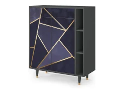 Aparador - 96х110х41 cm - BS6 - The Amethyst, Antracita