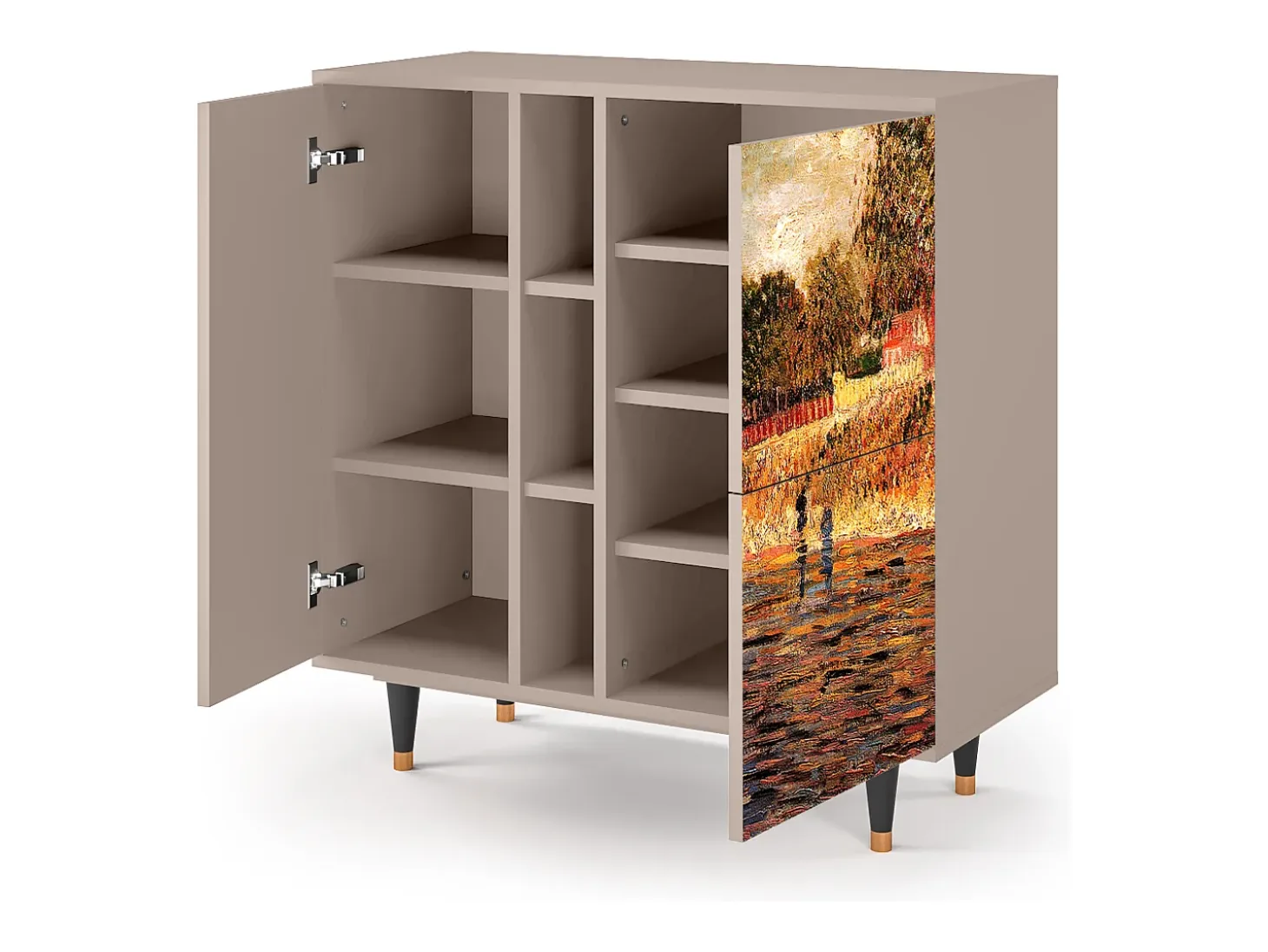 Aparador - 94х96х41 cm - BS5 - The Banks, Latte