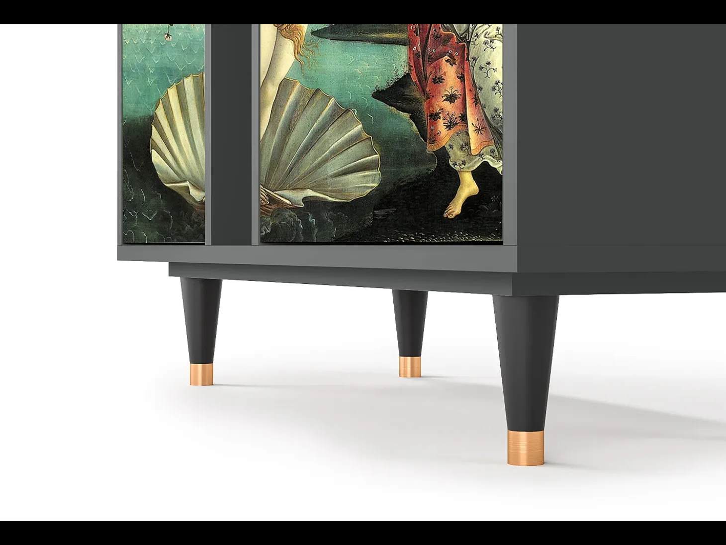 Aparador - 94х96х41 cm - BS5 - The Birth of Venus, Antracita