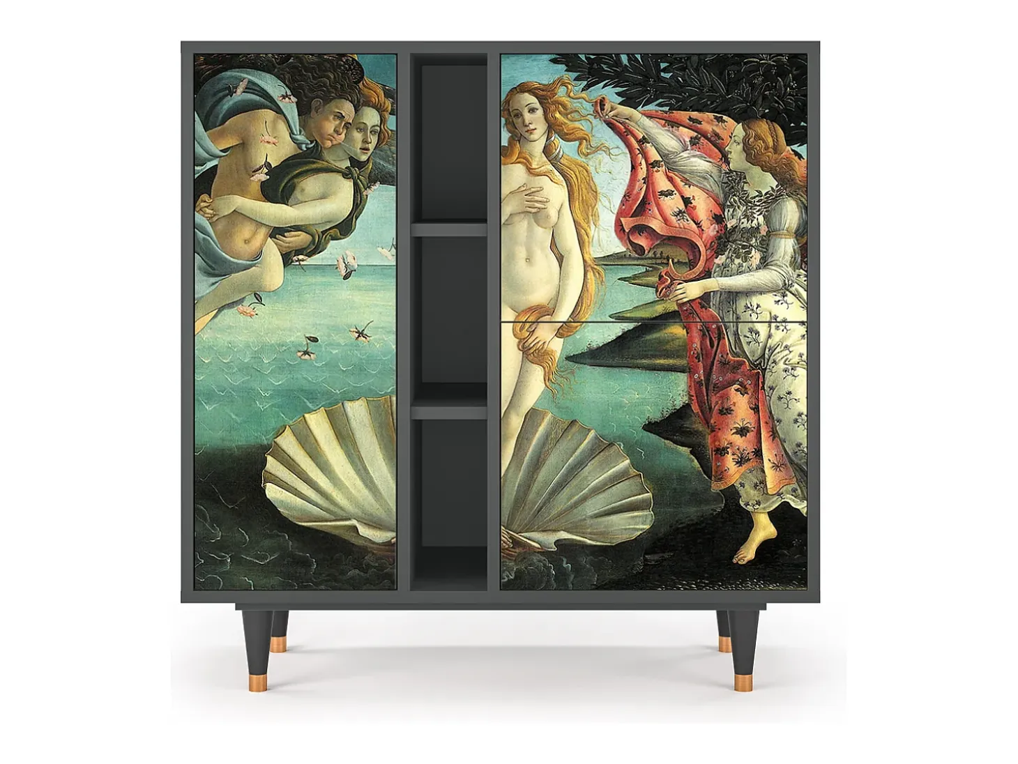 Aparador - 94х96х41 cm - BS5 - The Birth of Venus, Antracita