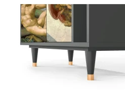 Aparador - 96х110х41 cm - BS6 - The Creation of Adam, Antracita