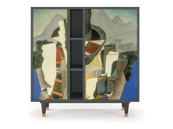 Aparador - 94х96х41 cm - BS5 - The Cubist Paintings , Antracita