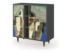 Aparador - 94х96х41 cm - BS5 - The Cubist Paintings , Antracita