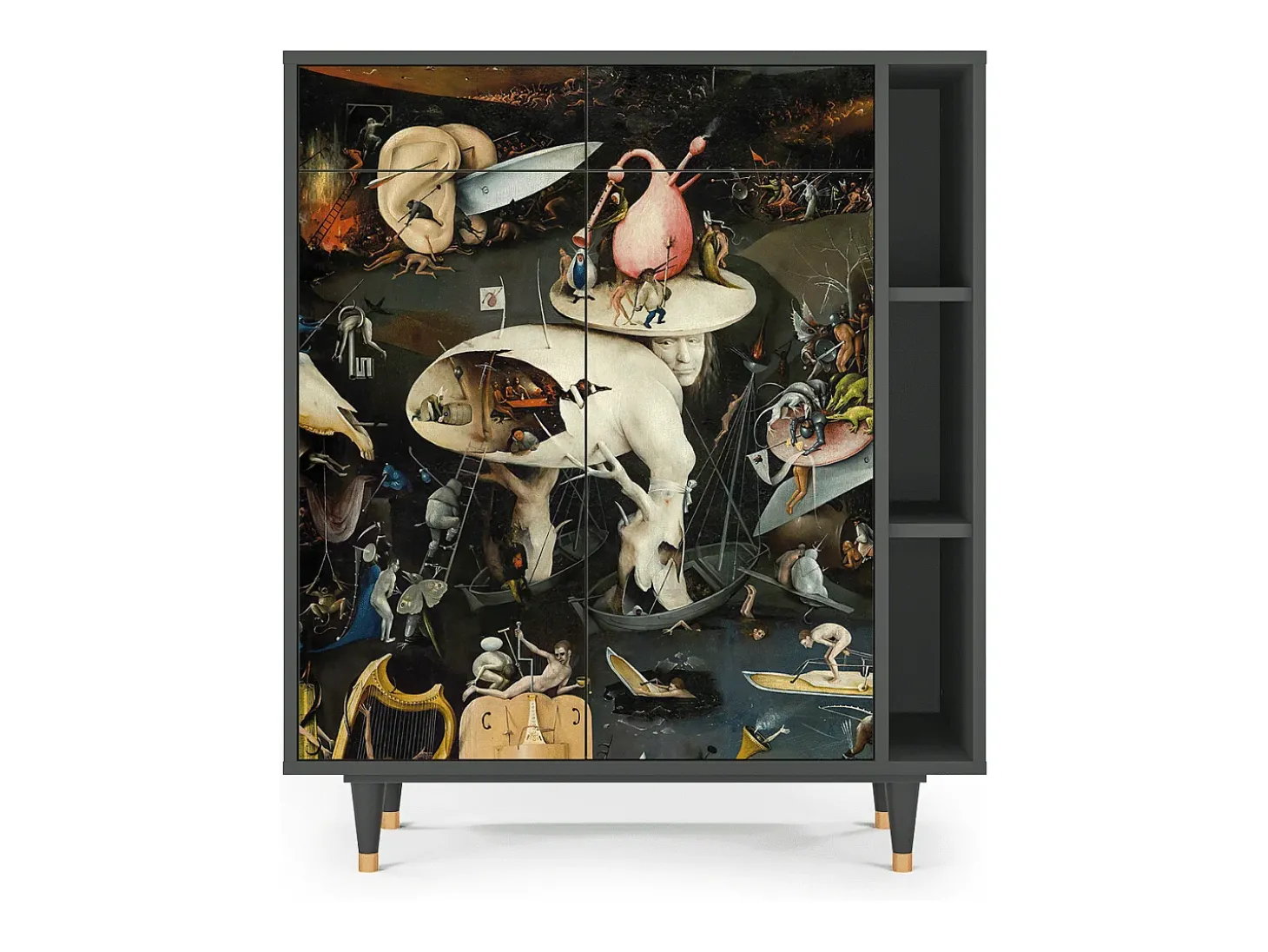 Aparador - 96х110х41 cm - BS6 - The Garden 2, Antracita