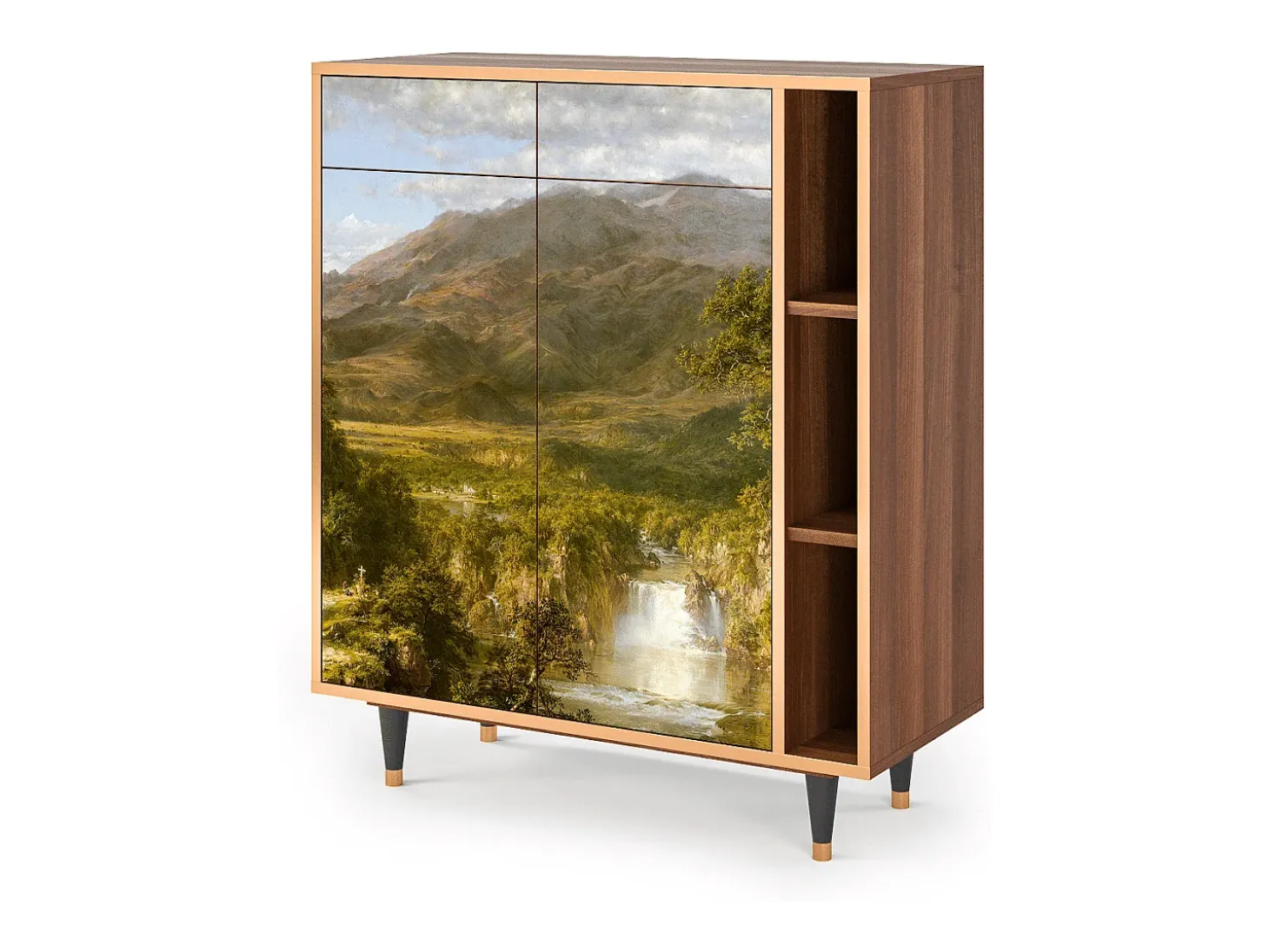 Aparador - 96х110х41 cm - BS6 - The Heart of the Andes , Nogal