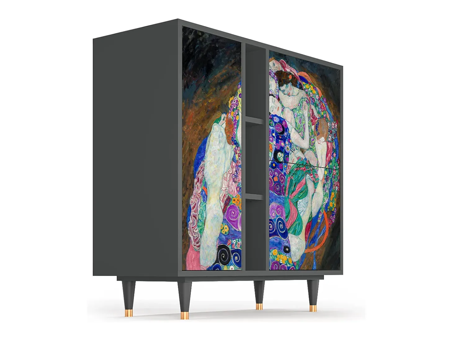 Aparador - 94х96х41 cm - BS5 - The Maiden by Klimt, Antracita