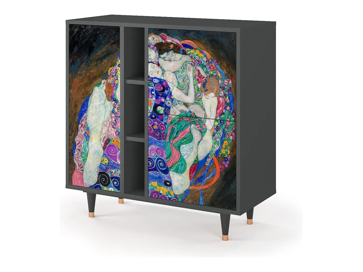 Aparador - 94х96х41 cm - BS5 - The Maiden by Klimt, Antracita