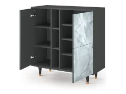 Aparador - 94х96х41 cm - BS5 - The Onyx, Antracita