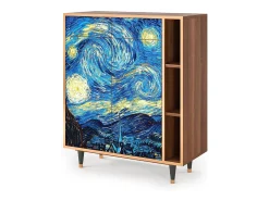 Aparador - 96х110х41 cm - BS6 - The Starry Night , Nogal