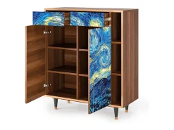 Aparador - 96х110х41 cm - BS6 - The Starry Night , Nogal