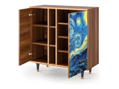 Aparador - 94х96х41 cm - BS5 - The Starry Night , Nogal