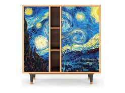Aparador - 94х96х41 cm - BS5 - The Starry Night , Nogal