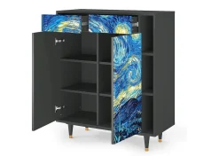 Aparador - 96х110х41 cm - BS6 - The Starry Night , Antracita