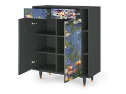 Aparador - 96х110х41 cm - BS6 - The water lily pond , Antracita
