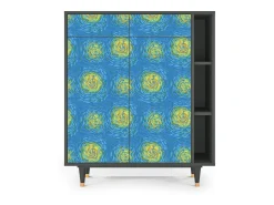 Aparador - 96х110х41 cm - BS6 - Van Gogh Lights, Antracita