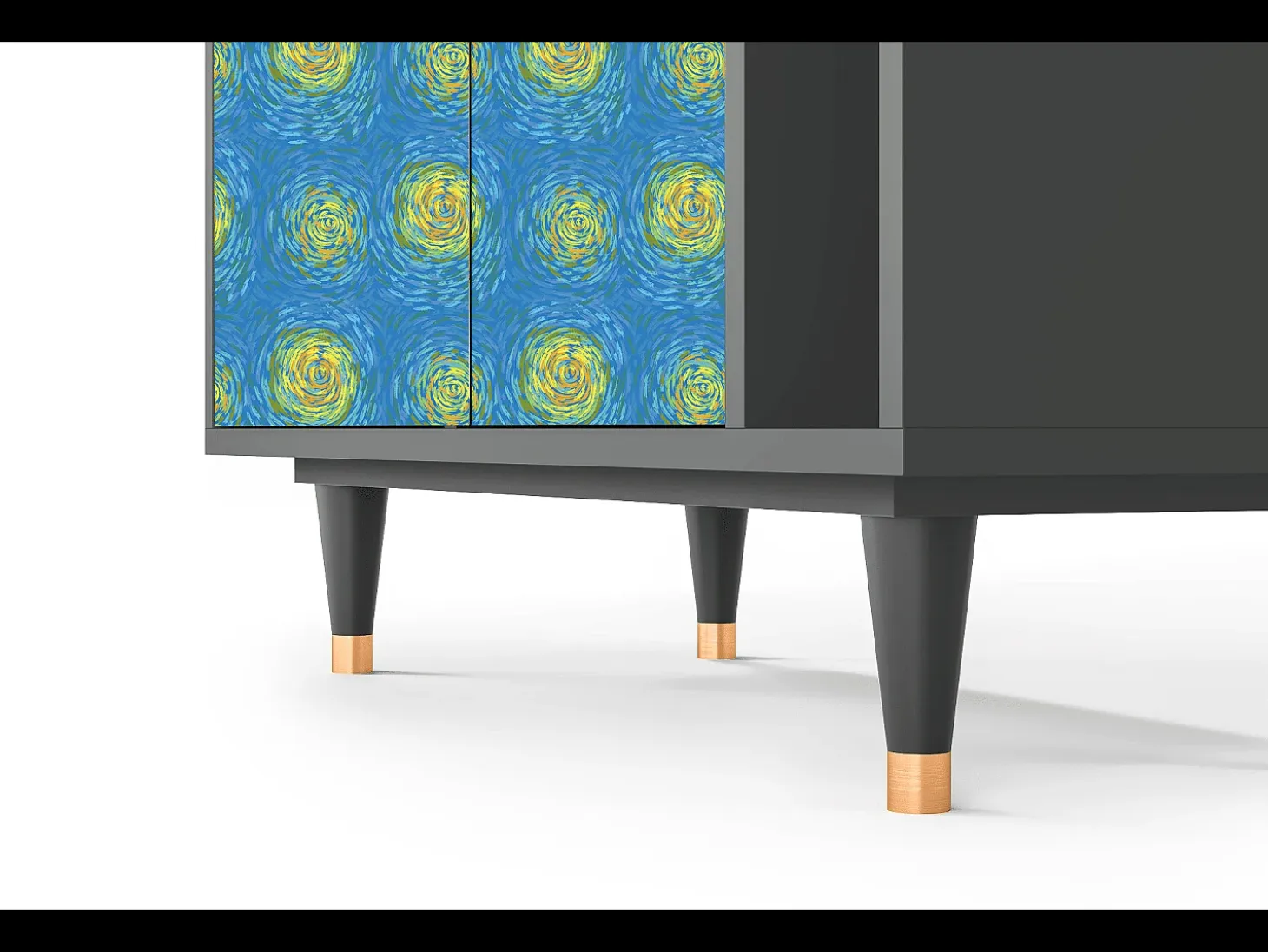 Aparador - 96х110х41 cm - BS6 - Van Gogh Lights, Antracita