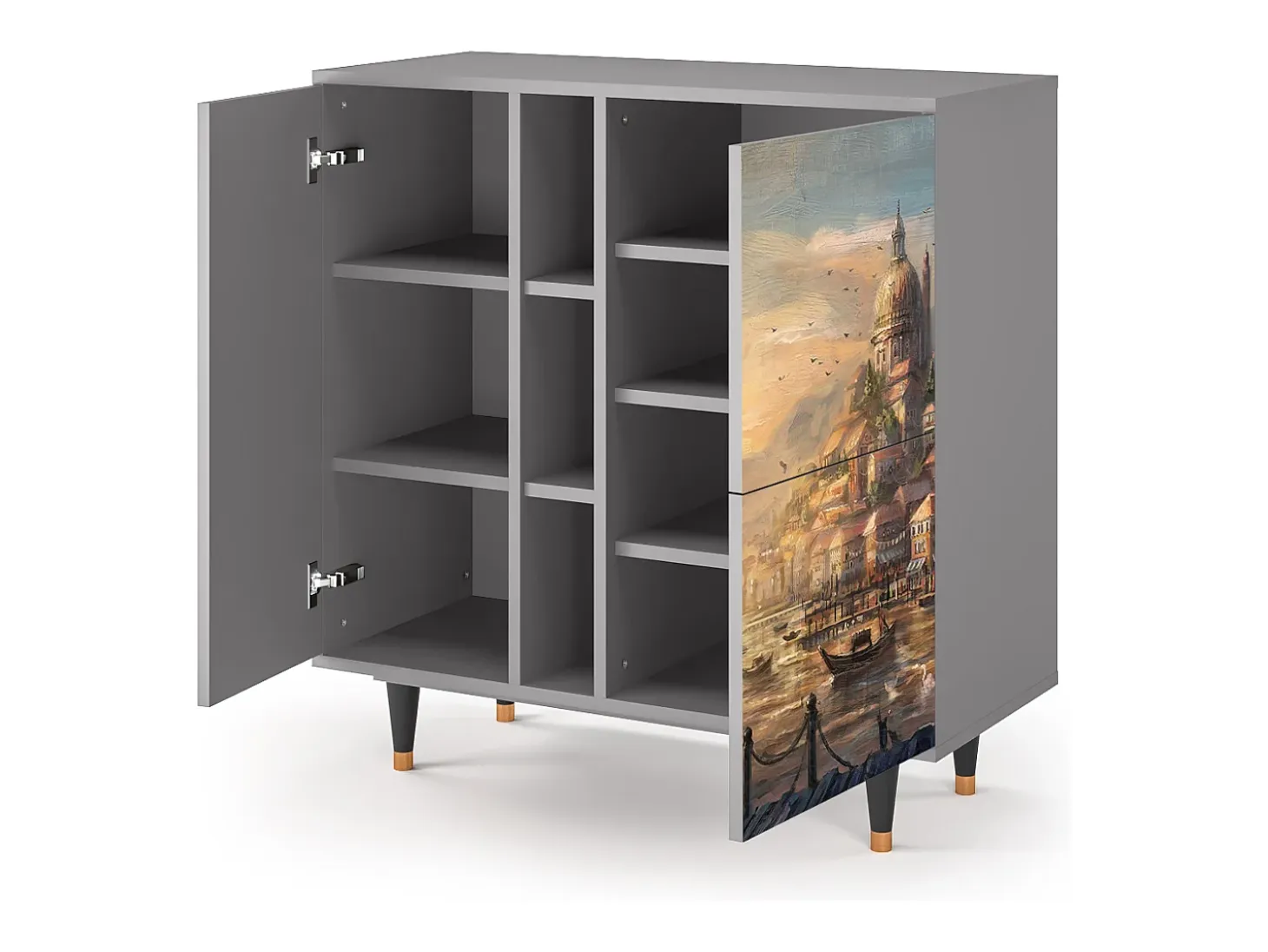 Aparador - 94х96х41 cm - BS5 - Venice, Gris