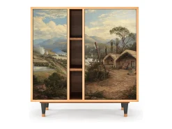Aparador - 94х96х41 cm - BS5 - View Across the Plains , Nogal