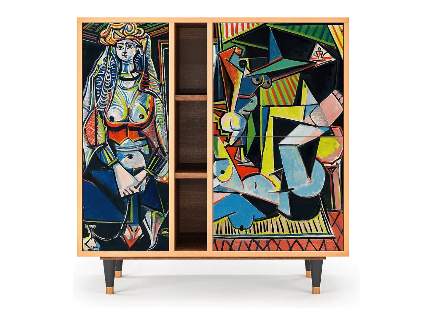 Aparador - 94х96х41 cm - BS5 - Women of Algiers, Nogal