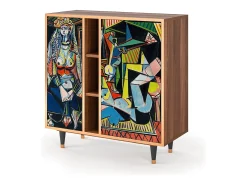 Aparador - 94х96х41 cm - BS5 - Women of Algiers, Nogal