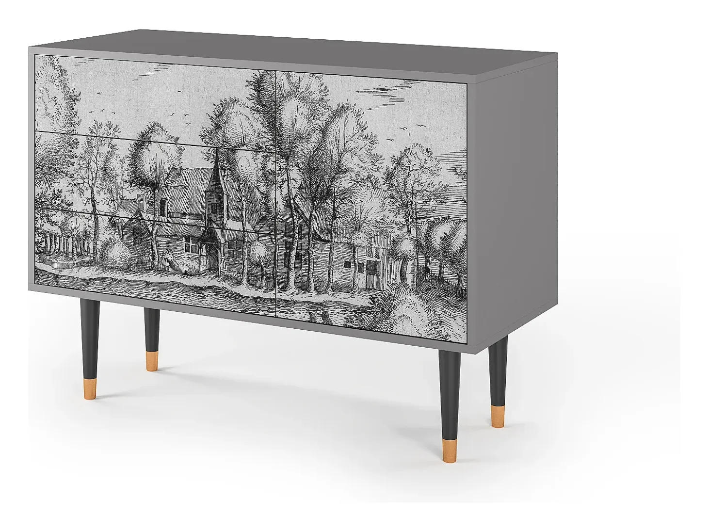 Aparador - 115х84х41 cm - S3 - A Pond, Gris