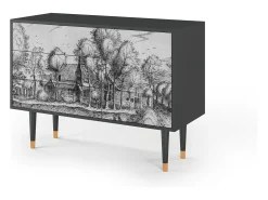 Aparador - 115х84х41 cm - S3 - A Pond, Antracita