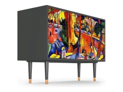 Aparador - 115х84х41 cm - S3 - Artwork, Antracita