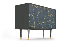 Aparador - 115х84х41 cm - S3 - Blue Lagoon, Antracita