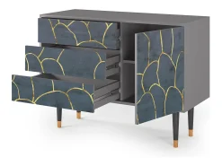 Aparador - 115х84х41 cm - S3 - Blue Lagoon, Gris