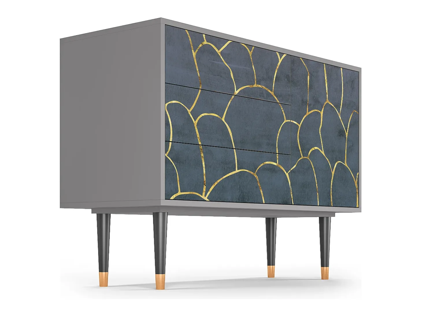 Aparador - 115х84х41 cm - S3 - Blue Lagoon, Gris