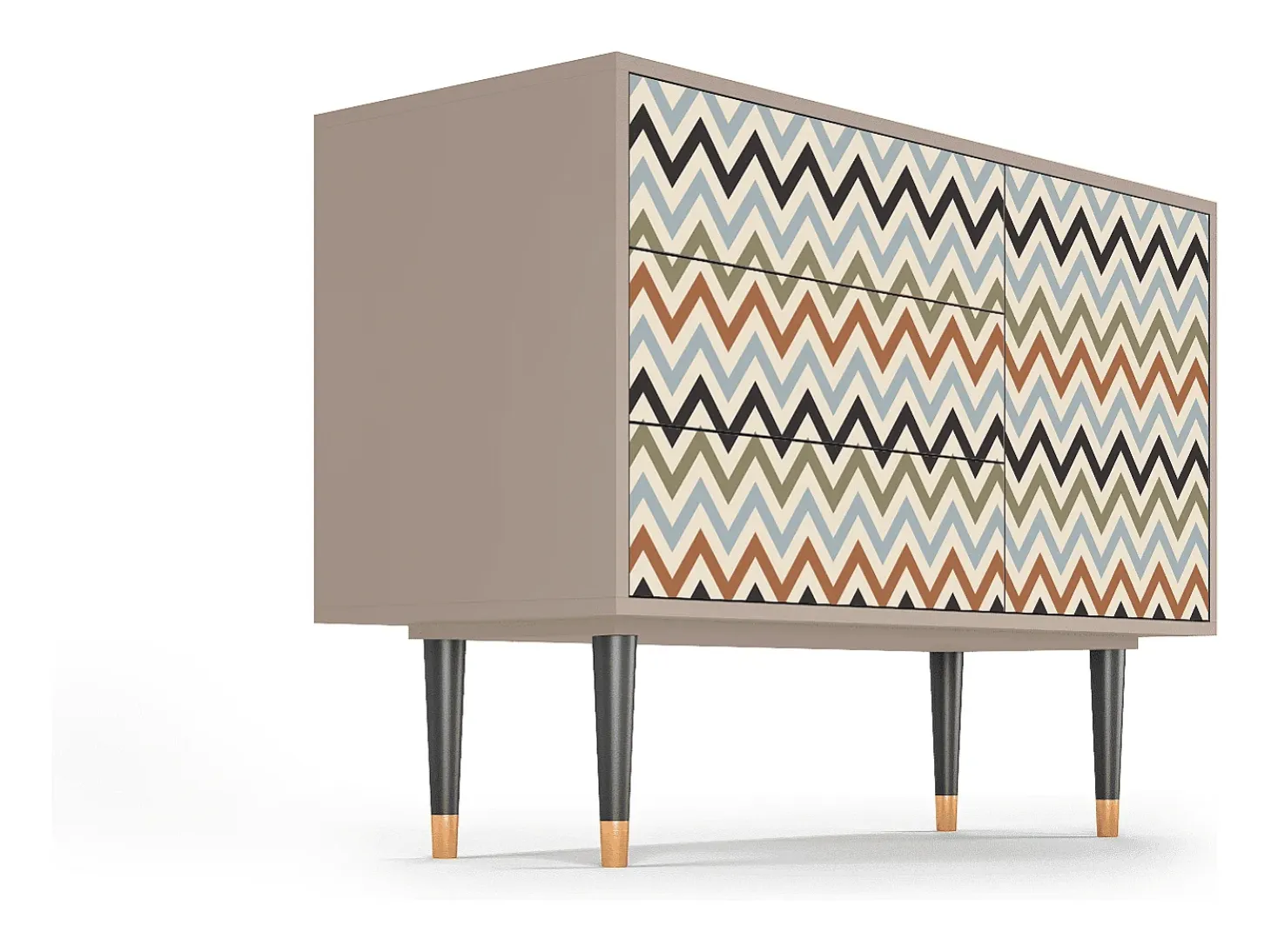 Aparador - 115х84х41 cm - S3 - Bright Ripple, Latte