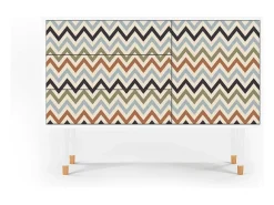 Aparador - 115х84х41 cm - S3 - Bright Ripple, Blanco