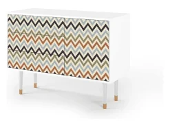 Aparador - 115х84х41 cm - S3 - Bright Ripple, Blanco